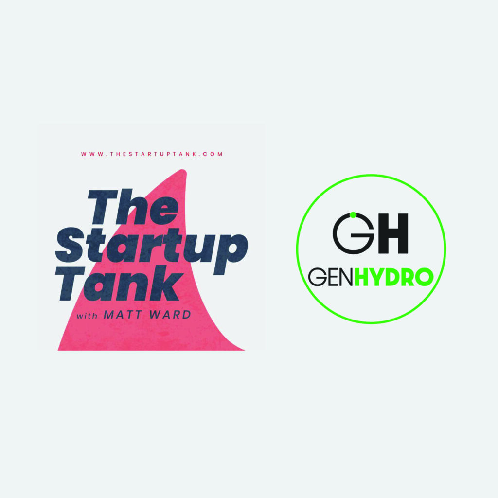 Startup tank and GenHydro logos