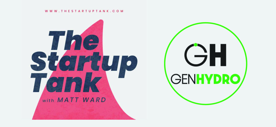 Startup tank and GenHydro logos