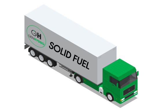 Solid Fuel Truck